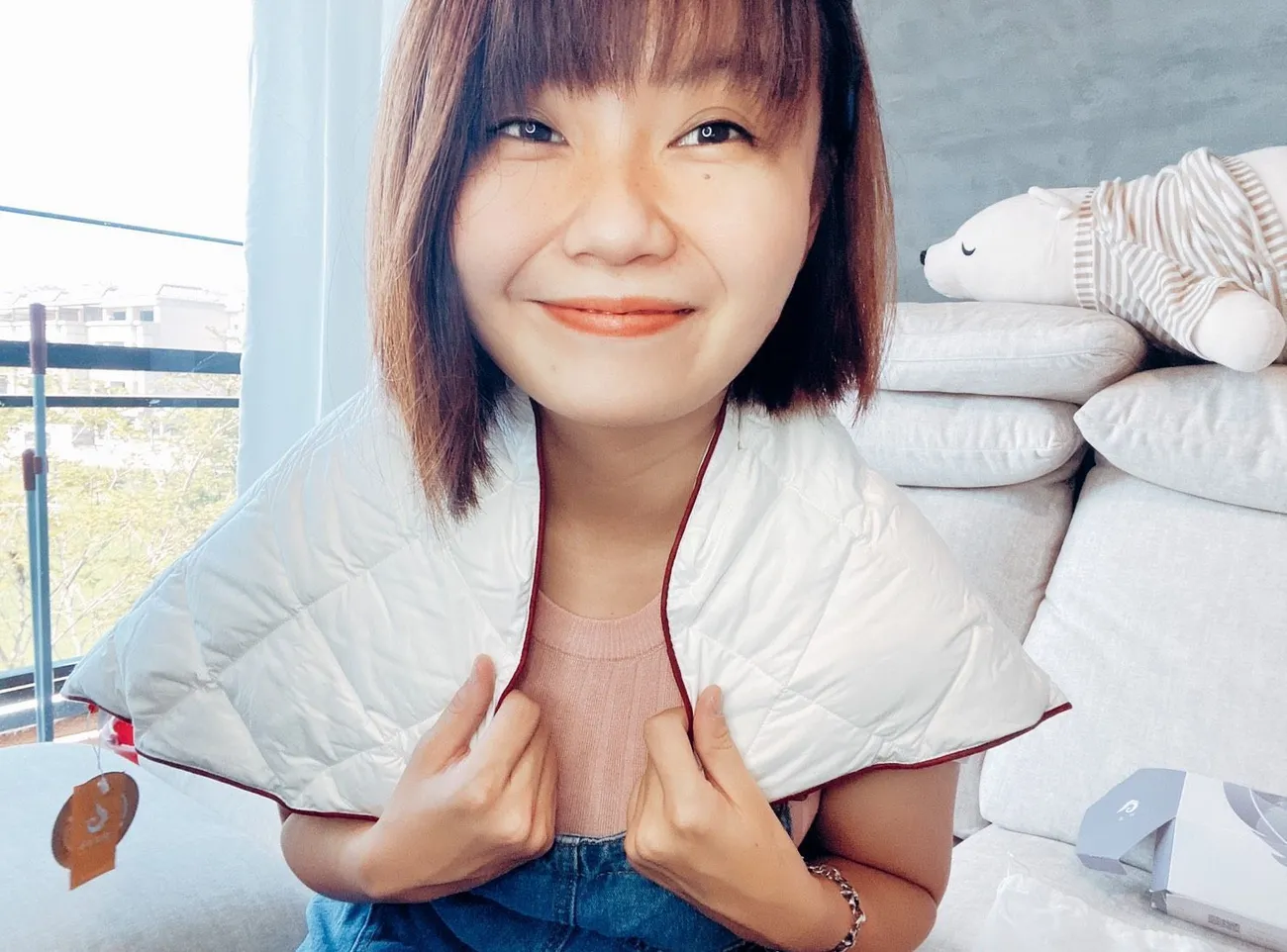雅皇羽藝｜遠紅外線免插電輕薄助眠羽絨墊｜台灣在地羽絨｜助眠神器｜遠紅外線5分鐘舒眼助眠眼罩｜全球首創羽絨眼罩