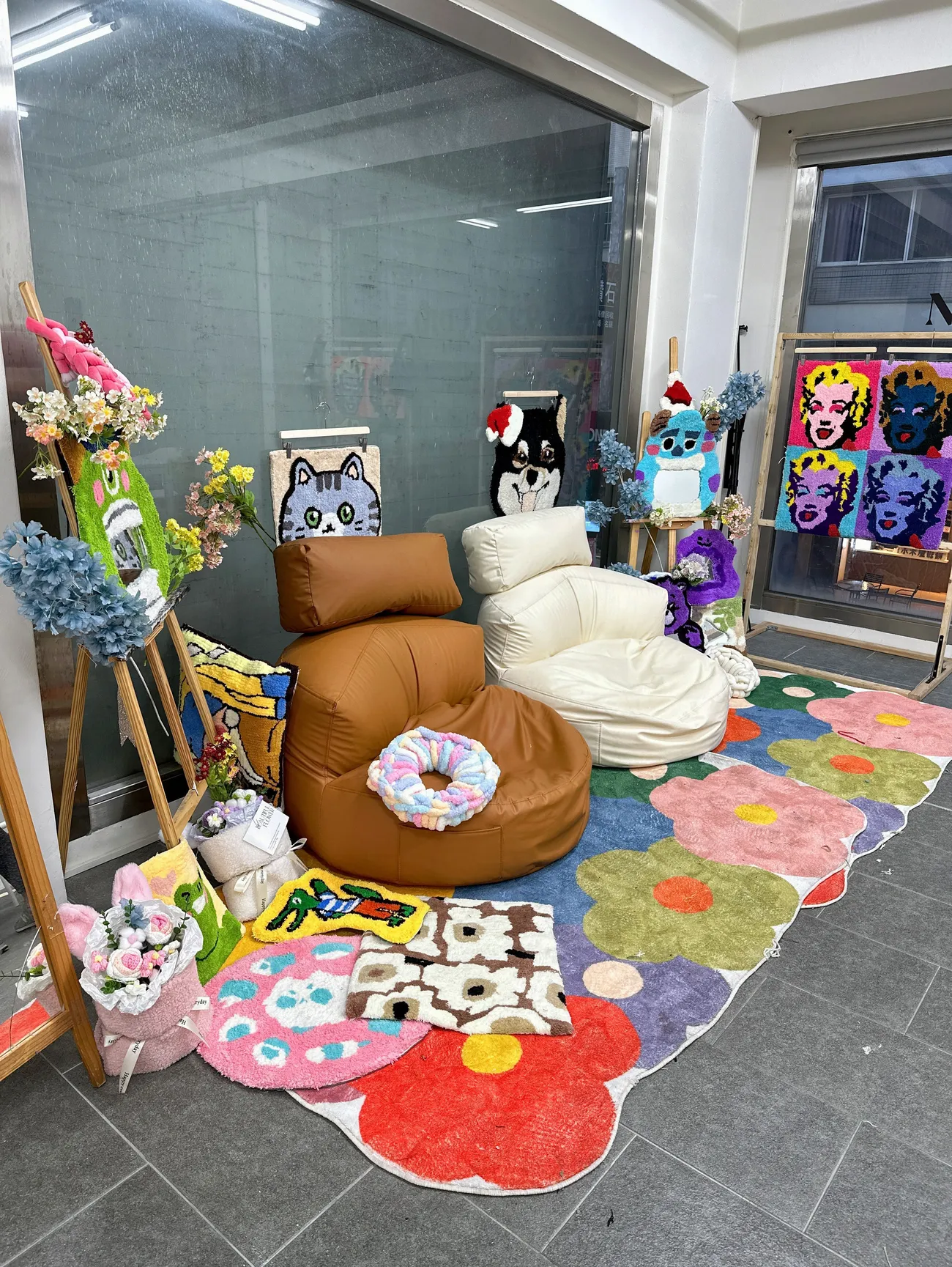 [台中西區] 玖玖藝術·台中手作地毯·99Art•Studio｜Tufting簇絨槍體驗｜創作屬於自己的專屬可愛地毯
