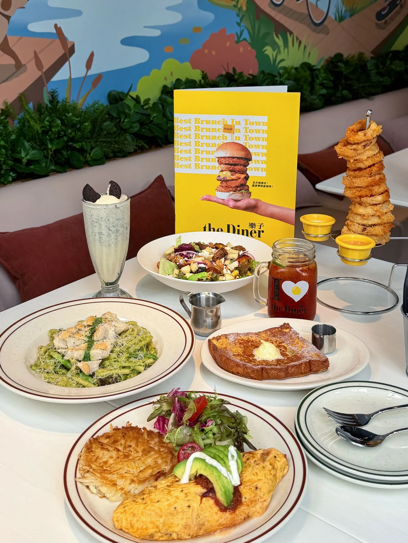 [台中西區] the Diner樂子美式餐廳向上店｜全時段早午餐｜寵物友善｜兒童友善餐廳｜減醣友善餐廳推薦！