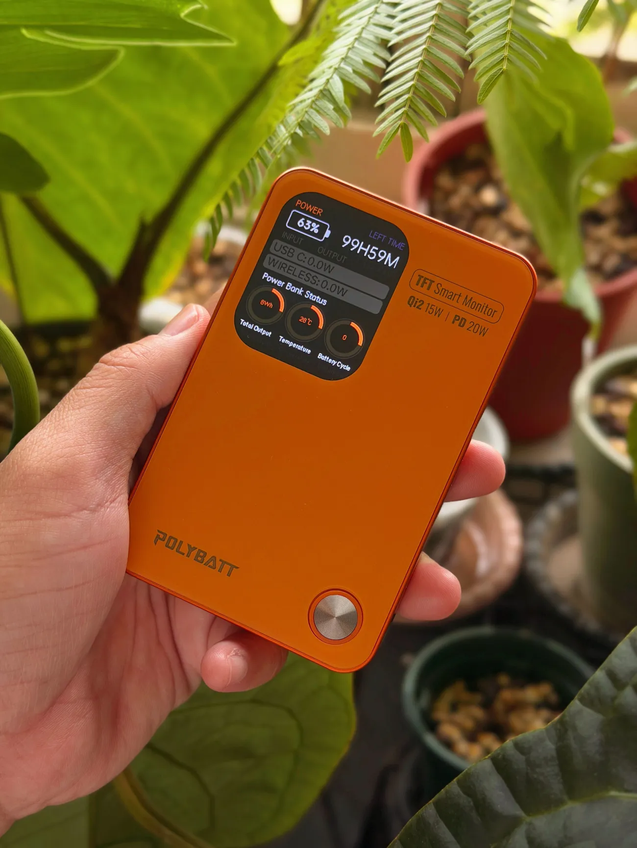 POLYBATT PB11防爆固態電池｜AI智能溫控快充行動電源｜全台首款LCD液晶大螢幕｜超美6色任你選擇！