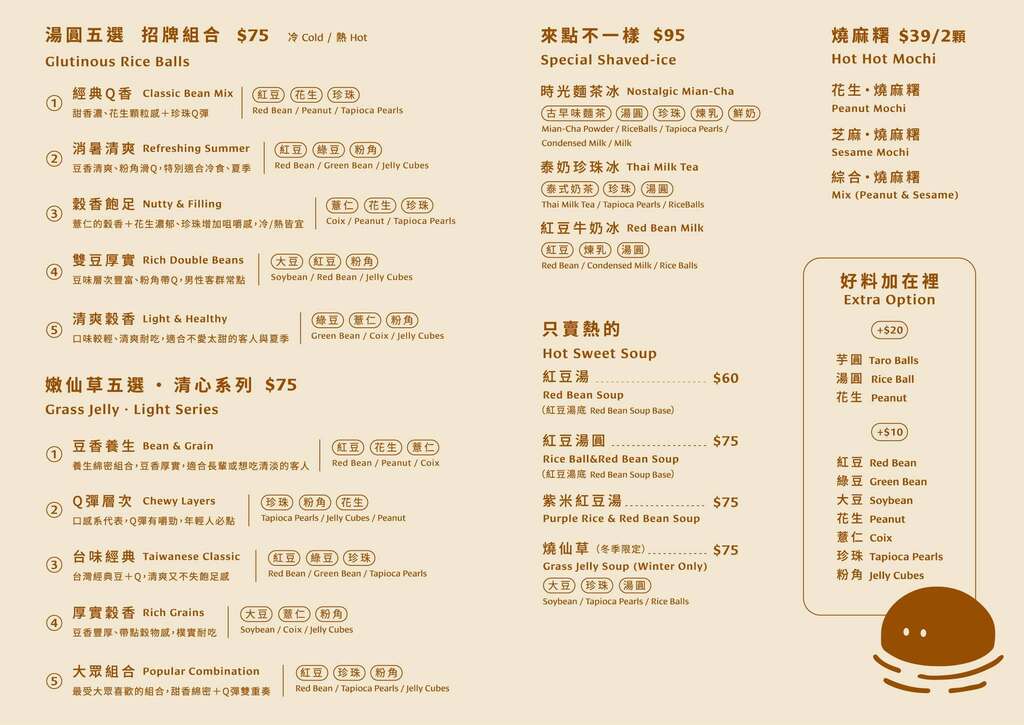 [台中中區] 二沙堂·湯圓專賣古早味剉冰｜手標紅茶泰奶珍珠冰必吃｜台中第二市場美食推薦