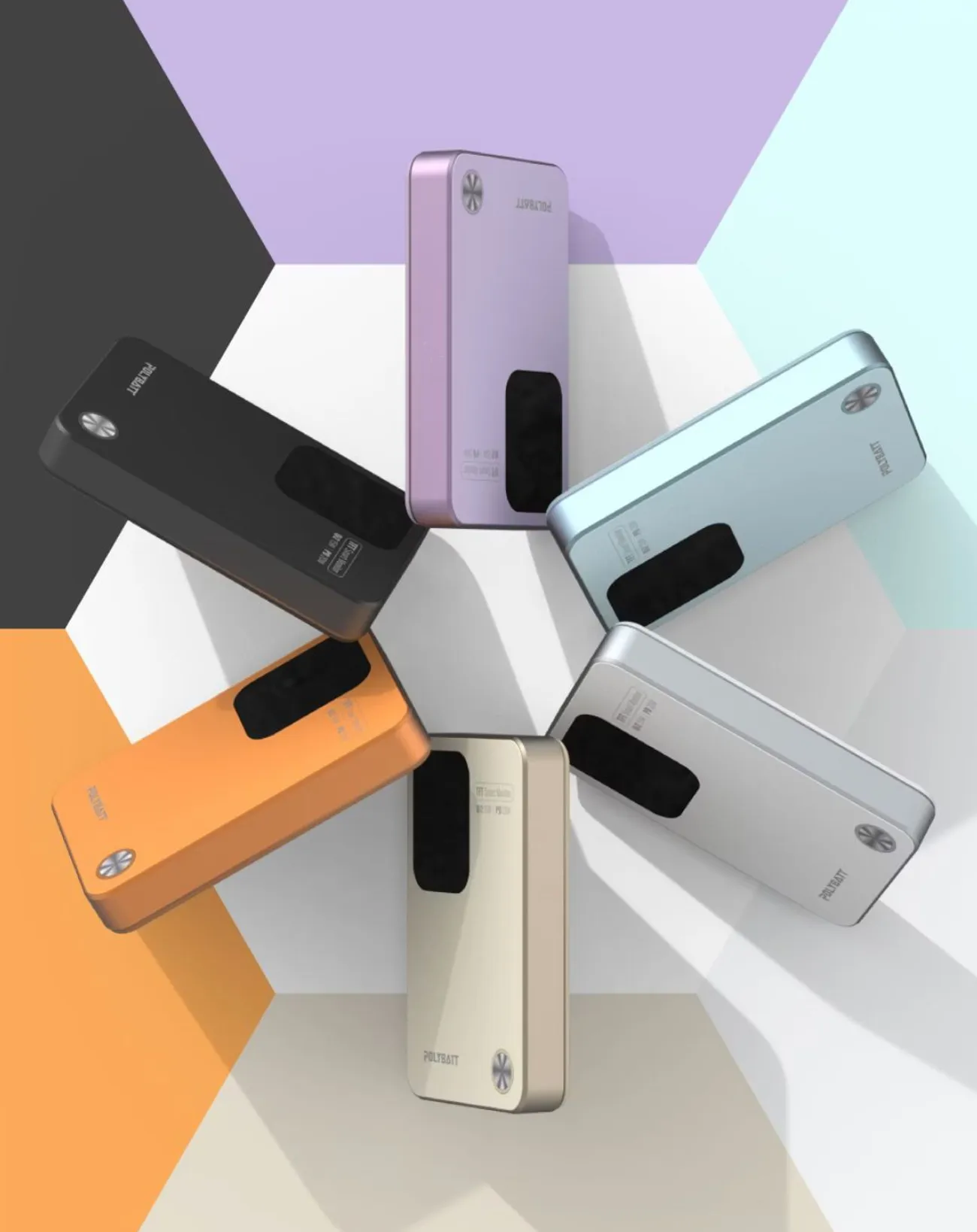 POLYBATT PB11防爆固態電池｜AI智能溫控快充行動電源｜全台首款LCD液晶大螢幕｜超美6色任你選擇！