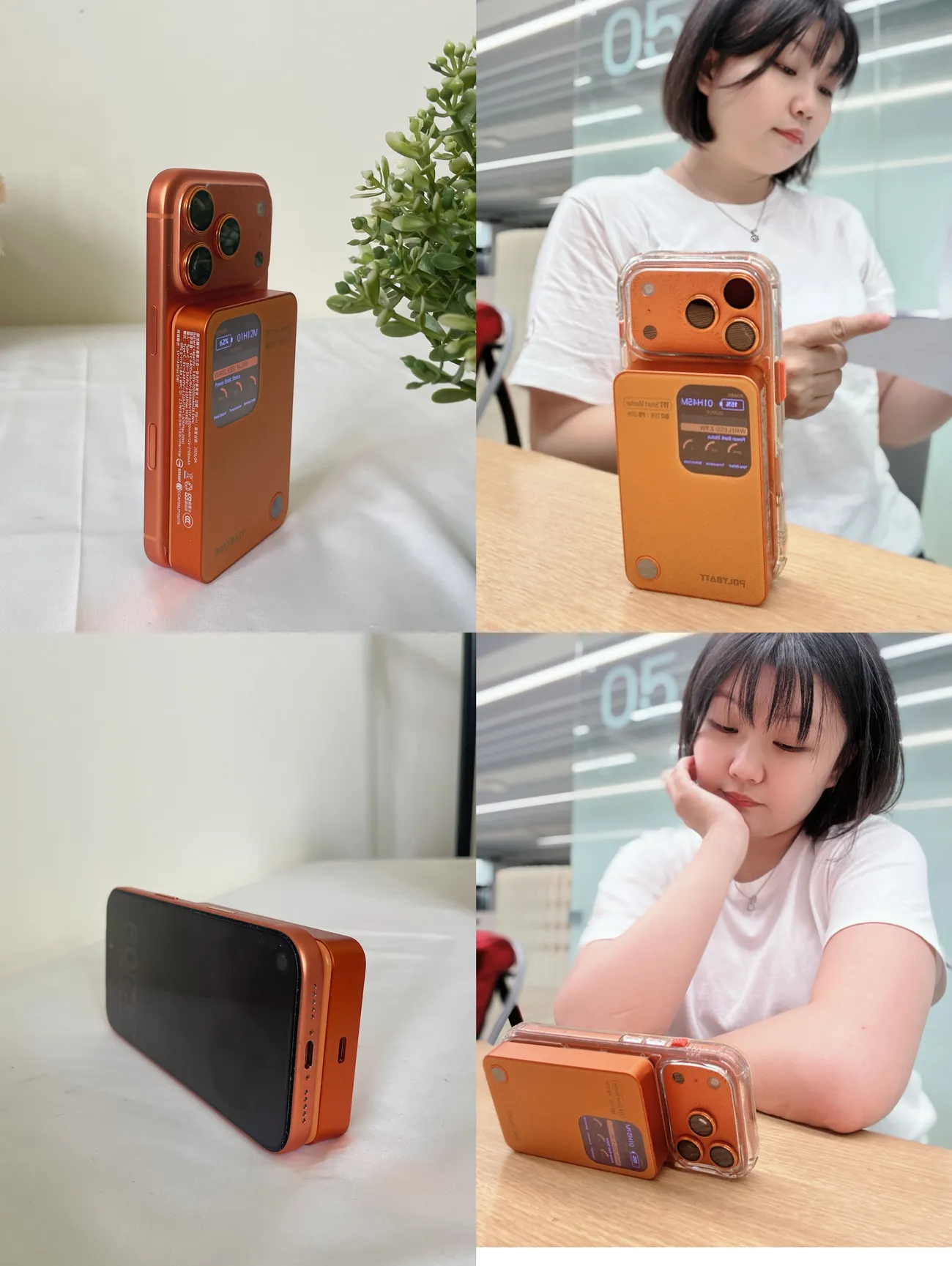 POLYBATT PB11防爆固態電池｜AI智能溫控快充行動電源｜全台首款LCD液晶大螢幕｜超美6色任你選擇！