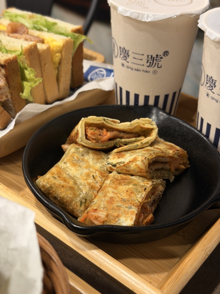 [台中太平] 慶三號炭烤吐司早午餐 太平樹孝店｜清檸雞腿排蛋吐司超大一份｜炭烤吐司結合美式BBQ風味特色早午餐！