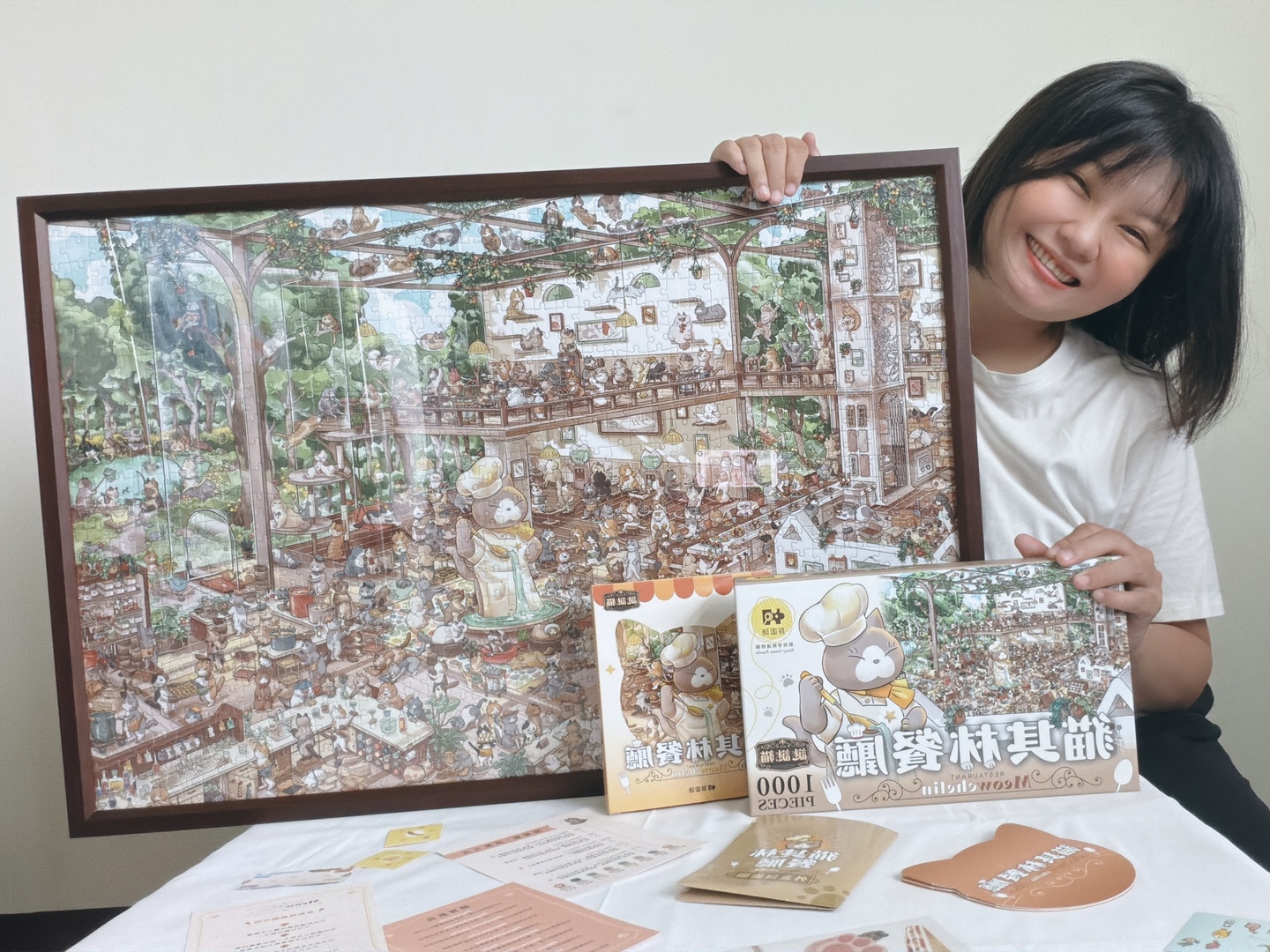 好物謎｜貓咪米其林餐廳 新故事解謎拼圖｜結合傳統拼圖與沉浸式推理遊戲｜解謎控必玩！
