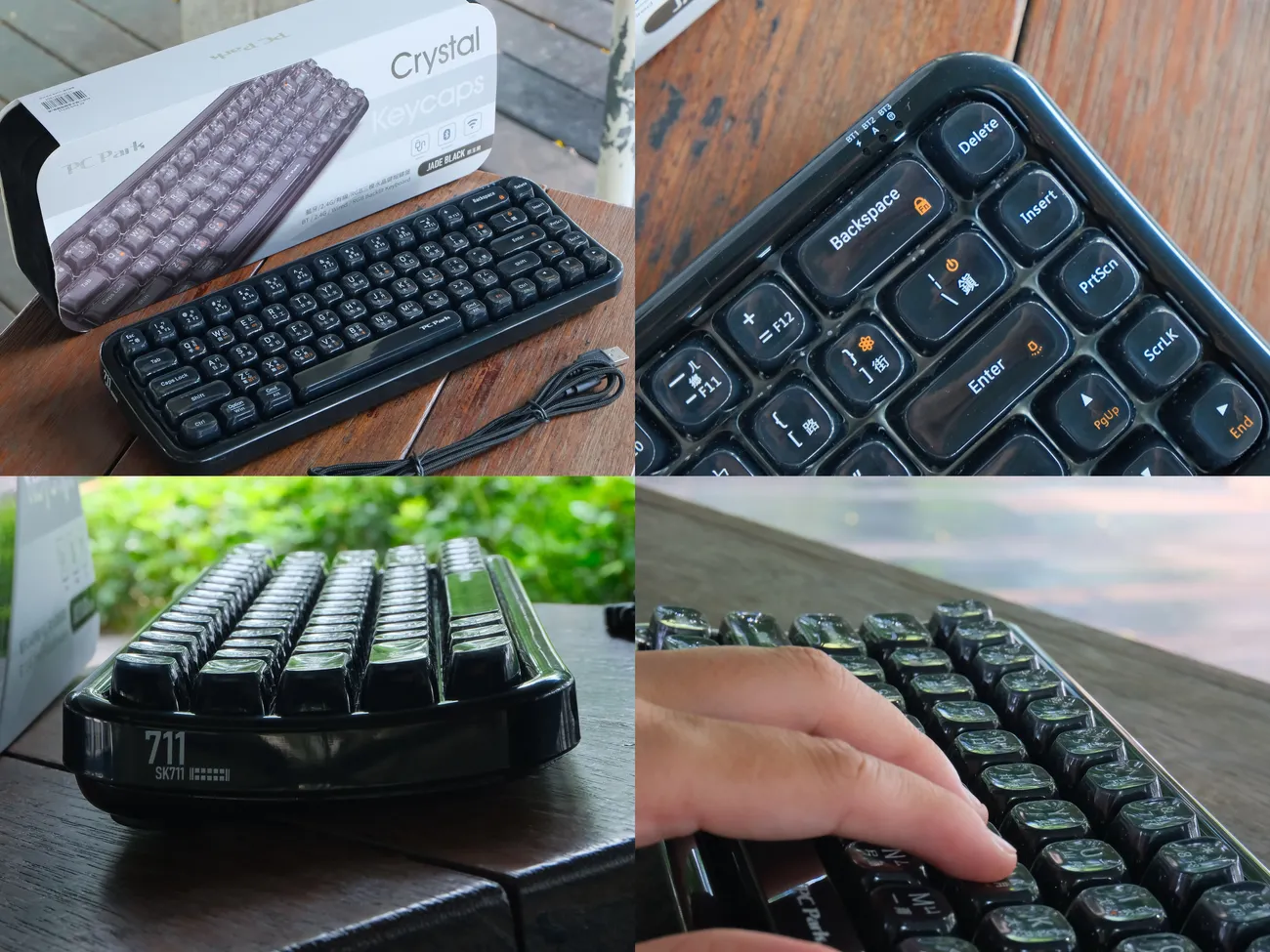 [開箱] Crystal Keycaps 水晶鍵盤｜最有儀式感的無線鍵盤｜一秒打造個人行動工作站！